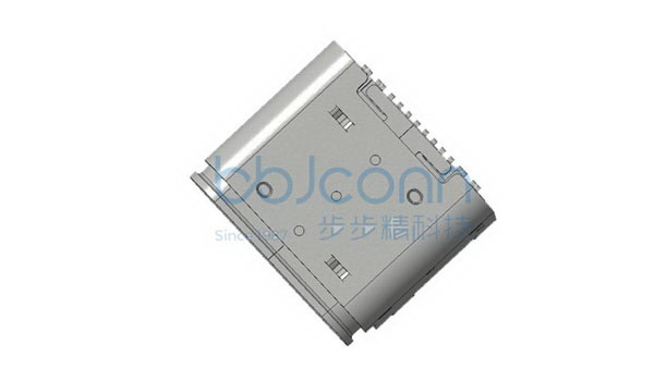 TYPE-C 16PIN 母座板上垫高4.3MM　L=8.0 CH5.90