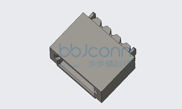 针座 1.0-3P 立贴 加盖 米黄色