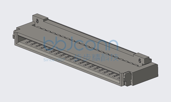 FPC 0.5-20P 后翻式 H=1.0