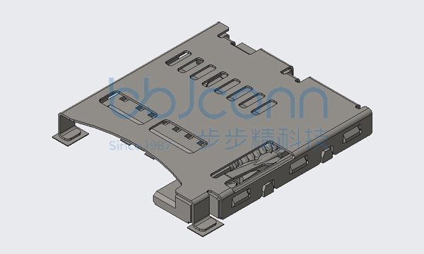 卡座 TF CARD PUSH PUSH H=1.85 常开一体式 贴片 无柱