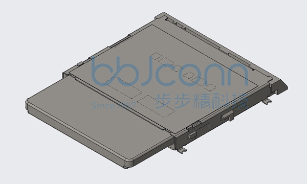 卡座 SD4.0 No Push 11P H=2.95 四脚贴片 带柱