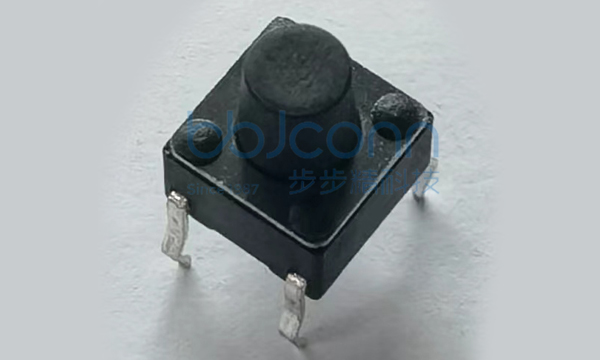 轻触开关 6x6x7 直插 不锈钢弹片 160G