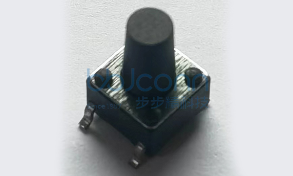 轻触开关 6x6x9 贴片 不锈钢弹片 260G 9.2脚 编带