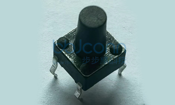 轻触开关 6x6x9.5 直插 不锈钢弹片 160G