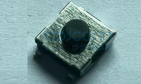 轻触开关 6.2x6.2x3.4 五脚贴片 环保 耐温 黑柄 260G 不锈钢弹片 冷封编带