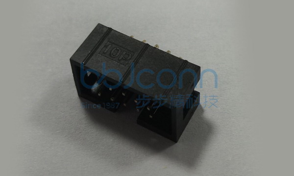 简牛连接器 2.54DC3 （2x5）10P H8.9 180度 PC3.0 L11.5 6T