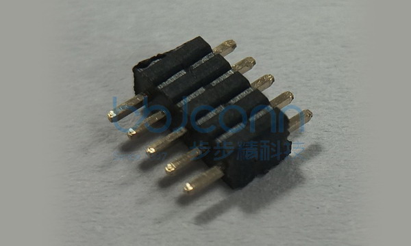排针 1.27PH H1.5 1x5P 180度 PC1.5 PA2.0 PB3.0 6T 双塑 0.4针 小白盒装