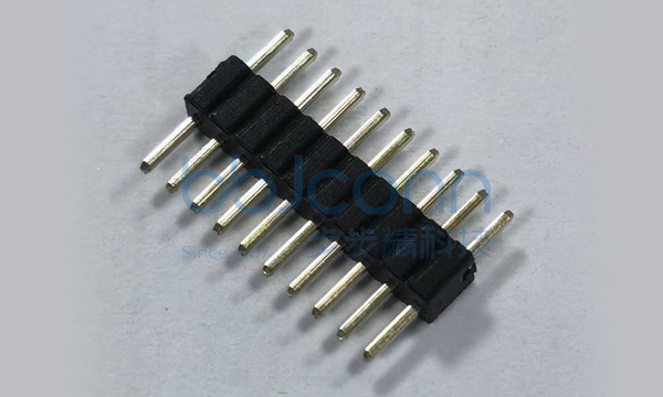 排针 1.27PH H2.5 1x10P 180度 PC2.6 PA3.0 PB2.5 L8.1 6T 0.4针 袋装