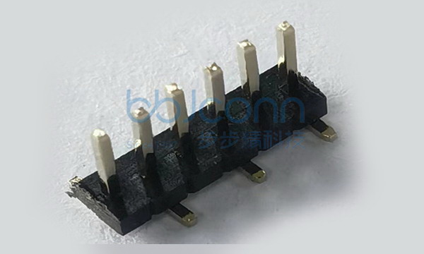 排针 1.27PH H1.0 1x6P SMT W2.0 PC3.6 PA4.0 PB1.5 L6.9 6T 0.4针 右前 加盖编带