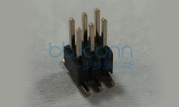 排针 1.27PH H2.5 2x3P SMT PC5.0 PA4.1 PB2.9 L8.4 加盖编带