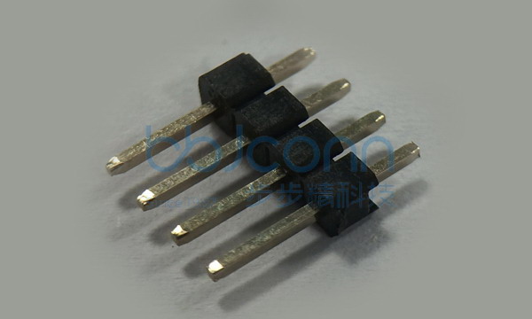 排针 PH2.54 H2.54 1x4P 180度 PC3.0 PA5.96 PB2.54 L11.5 6T 打K点