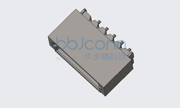 针座 1.0-5P 卧贴 米黄色