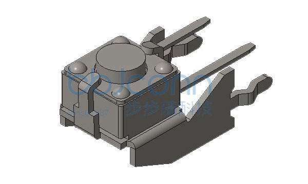 轻触开关 6x6x5.0 飞机架 不锈钢弹片 260gf 袋装