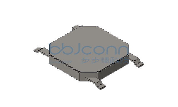 轻触开关 4x4x0.8 无头 贴片 不锈钢弹片 160gf 编带