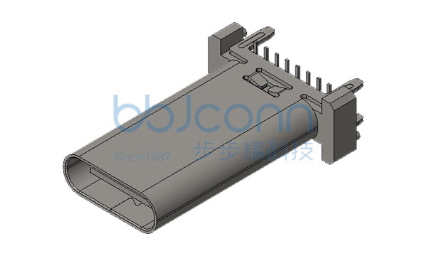 TYPE-C 16PIN 180度SMT 母座 H=17.5MM