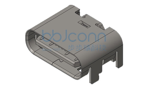 TYPE-C 16P 母座 L=6.50 CH=1.68 板上型 端子铜合金材质C7025 端子SMT 端子接触点镀金2U PA10T