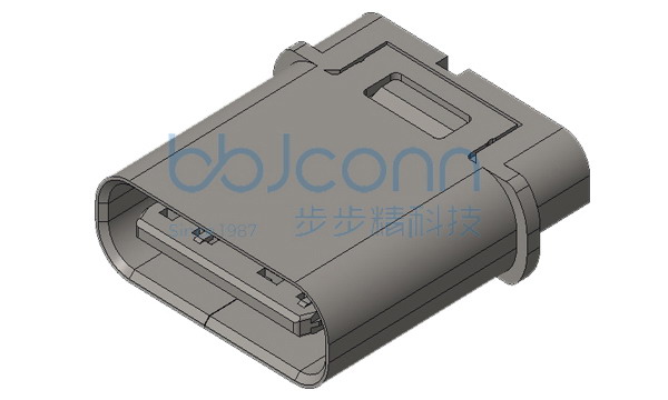 TYPE-C 4P 母座 焊线式 充电款 L=10.0