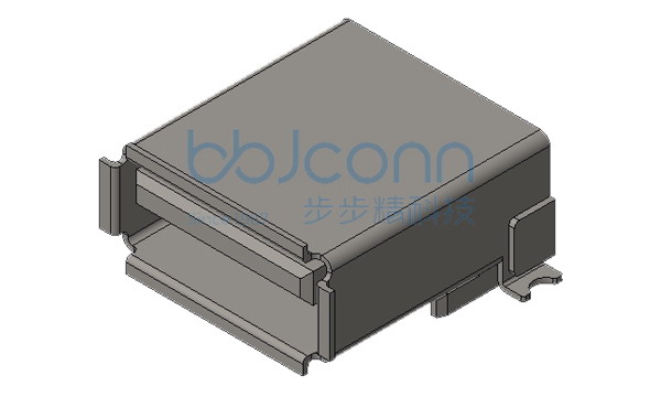 USB 3.0 AF 两脚全贴 带柱 L=14.50 SMT 卷边 LCP蓝胶 铜壳