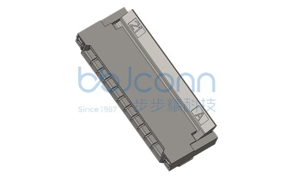 FPC 1.0-10P 后翻式 H=2.0 镀金 编带