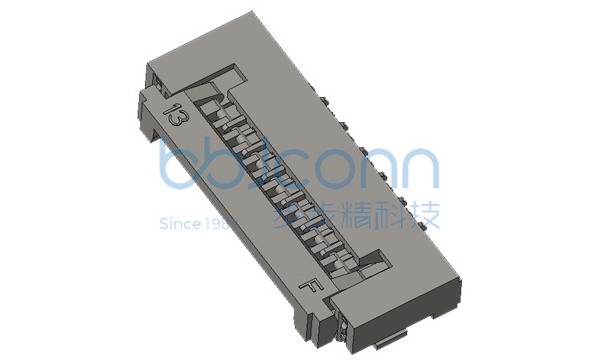 FPC 1.0-6P 翻盖下接 H=1.5 编带