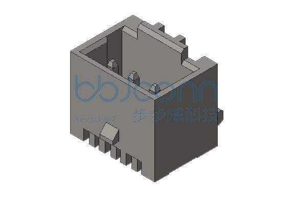针座 Molex 1.5-3P 立贴 带扣 加盖 米黄色 编带
