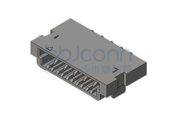 针座 SH 1.0-12P 卧贴 LCP黑色 编带