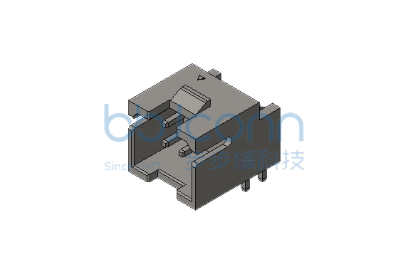 针座 PHB 2.0-2x3P 双排弯针 带扣 米黄色 袋装