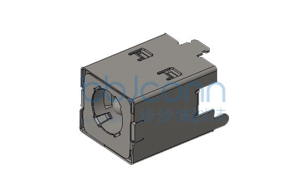 DC插座 2.5针 180度 H=12.6 全铜 三脚插 编带 (DC550250-1391-20000H)
