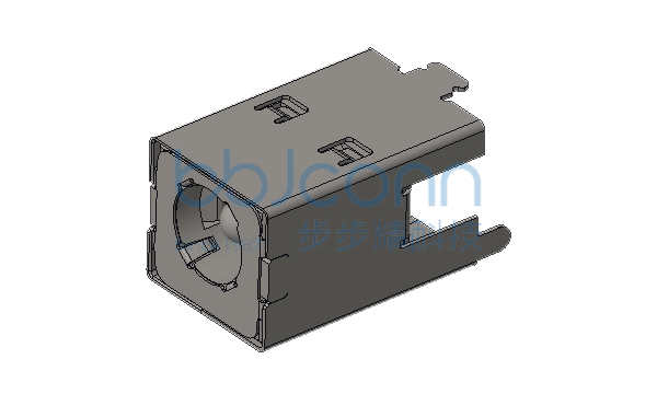 DC插座 DC550250-1078-20000H 2.5针 180度 H=15.0 三脚插 全铜