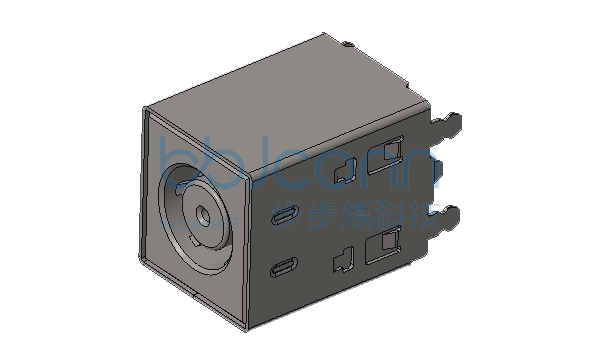 DC插座 DC790090-0302-20000H 0.90针 180度 H=17.40 九脚插 全铜 贴模编带