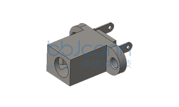 DC插座 DC-008 1.65针 全铜 180度 两脚DIP 袋装