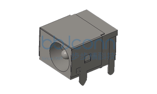 DC插座 DC-044B 2.0针 全铜 五脚插 短柱 半包 24V 大电流5A