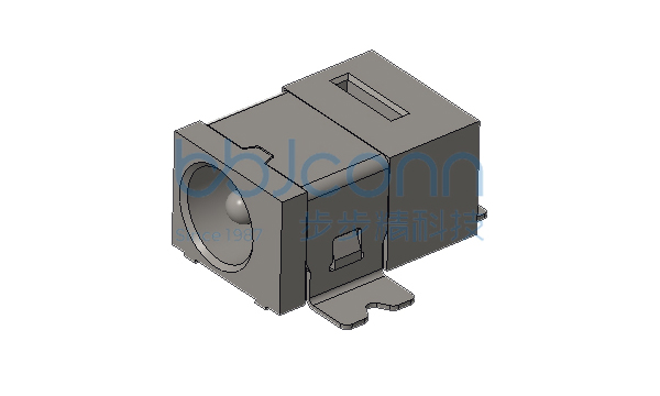 DC插座 2.5针 180度 H=11.60 三脚直插 全铜 DC20V 20A
